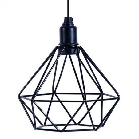 Pendente Aramado Diamante Preto