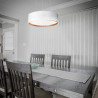 Pendente Newline Circle SN10155 Branco/Cobre