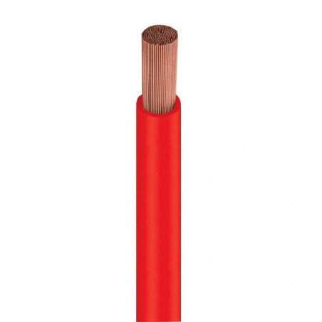 Cabo Flexível 0,5mm² Vermelho/METRO