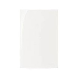 Placa 4x2 Cega - Branco - Linha Sleek - Margirius