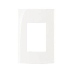 Placa 2 x 4 - 3 Postos - Sleek - branco - Margirius
