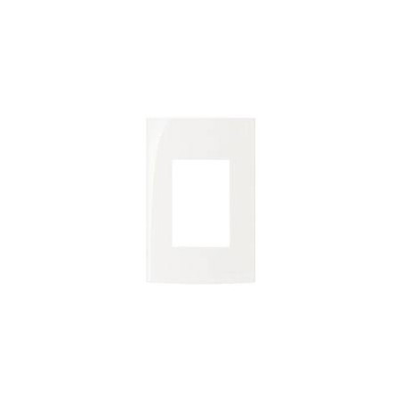 Placa 2 x 4 - 3 Postos - Sleek - branco - Margirius