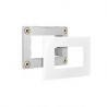 Placa + Suporte Para Móvel Branco Sleek - Margirius