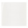 Placa 4 x 4 - Cega - Linha Sleek - branco - Margirius