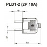 Plug Macho 2P 10A - PLD1-2 (2P 10A) - Margirius
