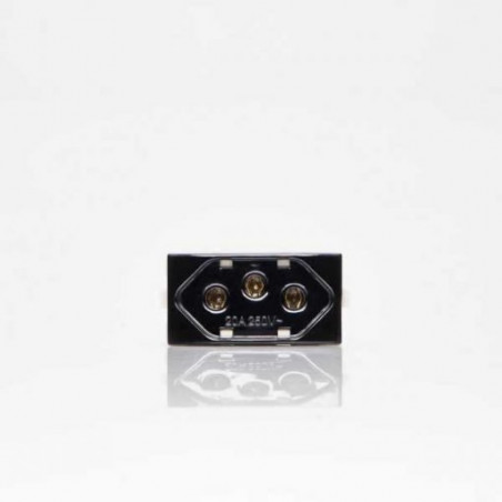 Modulo Tomada 2P+T 10A - Linha Ebony Sleek – Margirius