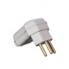 Plug Macho 2P+T  10A Gigante Pld10-3 Branco - Margirius