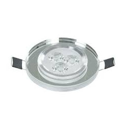 Spot Embutir 3W LED Redondo Vidro 6500K - MBLED