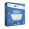 Luminaria Embutir 12W Quadrado LED 3000K - MBLED