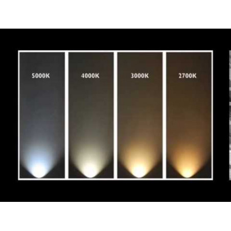 Spot Embutir LED 3W Quadrado Vidro 4000K - MBLED