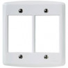 Placa 4x4 6 Postos Lux2  Branco - Tramontina