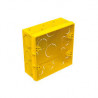 Caixa PVC 4x4 Amarela Embutir - Tramontina