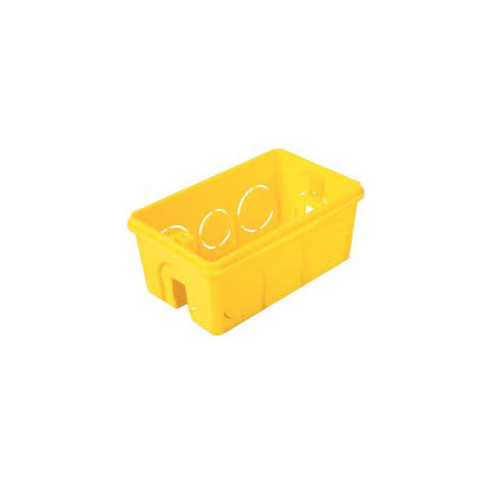 Caixa 4x2 PVC Amarela Embutir - Tramontina