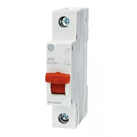 Disjuntor Unipolar 70A DIN GE31C70 C70 - GE