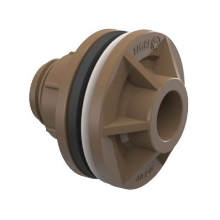 Adaptador Com Flange 25mm Soldável Anel Vedação Caixa d'Água - TIGRE