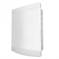 Quadro de Distribuição Embutir para 12 Disjuntores NEMA ou 16 Disjuntores DIN - PVC Branco -33048432 - TIGRE