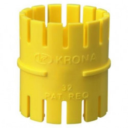 Luva Pressão P/Conduite 1 32mm Amarelo - KRONA