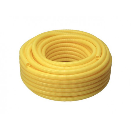 Conduíte Corrugado Amarelo 3/4 Rolo 50m (A Metro) - KRONA