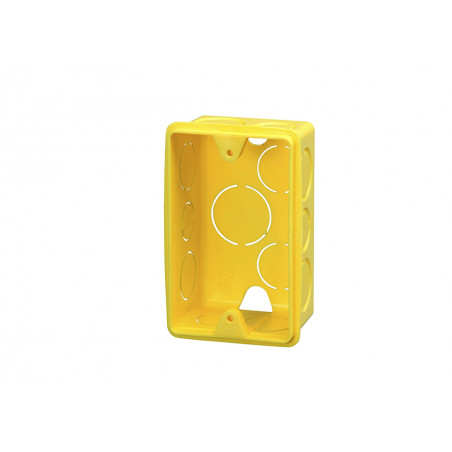 Caixa De PVC 4 X 2 Amarela - KRONA