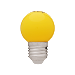 Lâmpada Mini Globo LED 1W Amarela Empalux