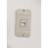 Tampa Tomada P/Condulete 3/4 Cinza Claro P/1 RJ45 913630 - CEMAR