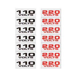 Adesivo 110v/220v Cartela