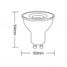 Lâmpada Dicroica LED 1,5W Branca Quente Taschibra GU10