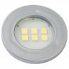 Luminária Pontual Circular Branco - 6 Super LED 6000K - E515.B - ARTETÍLICA