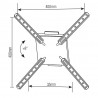 Suporte TV LCD 10A55P SBRPB110/SBRLB110  - BRASFORMA