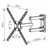 Suporte TV LCD Tri -Articulado SBRP140 - BRASFORMA