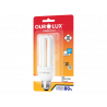 Lâmpada Fluorescente 3U Ourolux 15W 127V Branca Quente