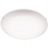 Plafon 30cm 2 Lâmpada Branco Cromado - BRONZEARTE
