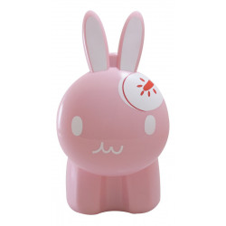 Luminária de Mesa Rabbit LED Rosa - BRONZEARTE