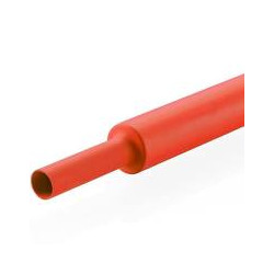 Termo Retrátil 2,5mm Vermelho (A metro) - SIBRATEC