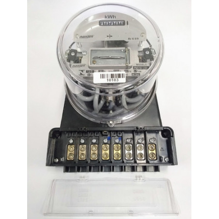 Medidor KWH Trifásico 15/200A 120/220V
