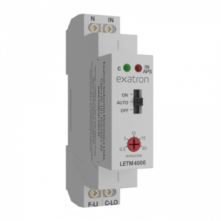 Minuteria Coletiva DIN LETM4000 - EXATRON