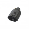 Plug Fêmea 2P+T 20A 2147 Preto - FAME