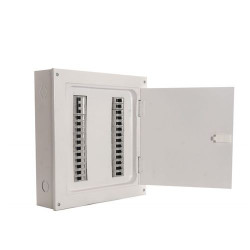 Quadro Distribuição 25 Disjuntores DIN Trifásico + G Compacto 7002 80A - GOMES