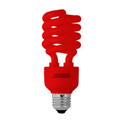 Lâmpada Fluorescente Espiral Taschibra 14W 127V Vermelha