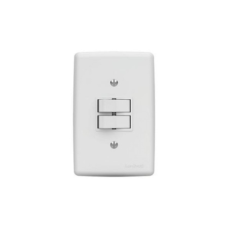 Interruptor 2S Simples Branco 5502-7 - LUMIBRAS