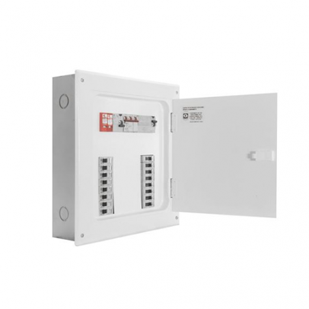 Quadro de Distribuição Embutir para 16 Disjuntores DIN Bifásico + 11 Modulo- Modelo Versátil 1033/R - GOMES