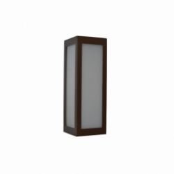 Arandela Bétria Vertical/Horizontal 1E-27 LT2100 Café - Lustre Tropical