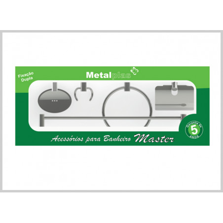 Kit Banheiro Master 5 Peças - Metalplas