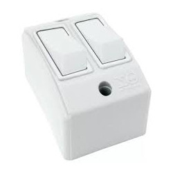 Interruptor Externo 2S Simples 172 Branco - Perlex