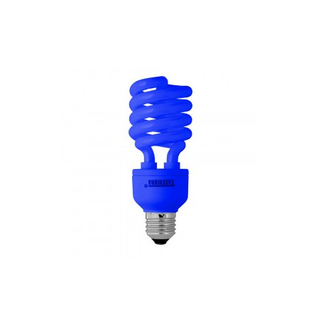 Lâmpada Fluorescente Espiral Taschibra 26W 127V Azul