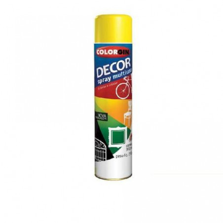 Tinta Spray Amarelo 360ML - Colorgin