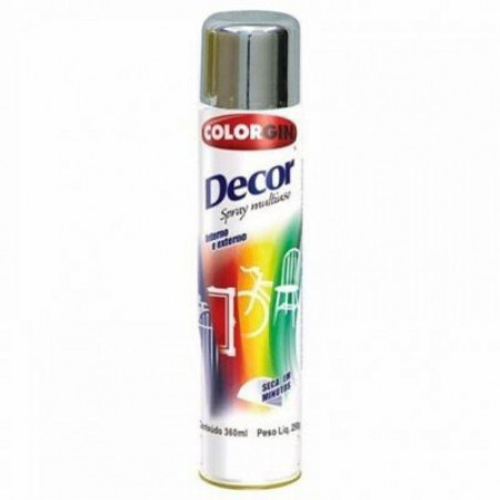 Tinta Spray Cromado 360ML - Colorgin