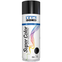 Tinta Spray Preto Alta Temperatura 350ML - TEKBOND