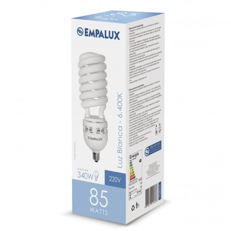 Lâmpada Fluorescente Espiral Empalux 85W 220V E40