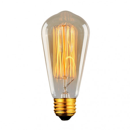 Lâmpada Filamento de Carbono ST64 Starlux 40W 127V